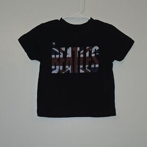 The Beatles Black Graphic Kids Tee